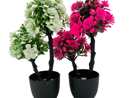 Artificial Plants for Home Decorarion Tree with Pot for Home Center Livingroom Table Shelf Entrance Office (Pack Of 2) (RV-AP3)