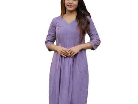 Chic Embroidered Cotton Kurta & Pant Duo ? Perfect for Any Occasion (M)